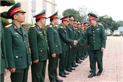 Thượng tướng Bế Xuân Trường thăm, chúc tết Sư đoàn 346 và Bộ CHQS tỉnh Bắc Kạn